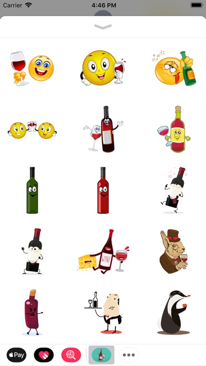 Wine Emoji Stickers