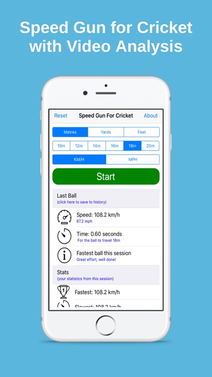 Speed Gun for Cricket Pro