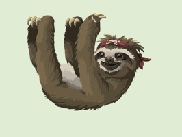 This sticker pack is full of slow sloth stickers for you to add to your collection