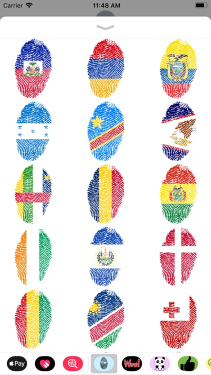 Fingerprint Flags Sticker Pack screenshot-6