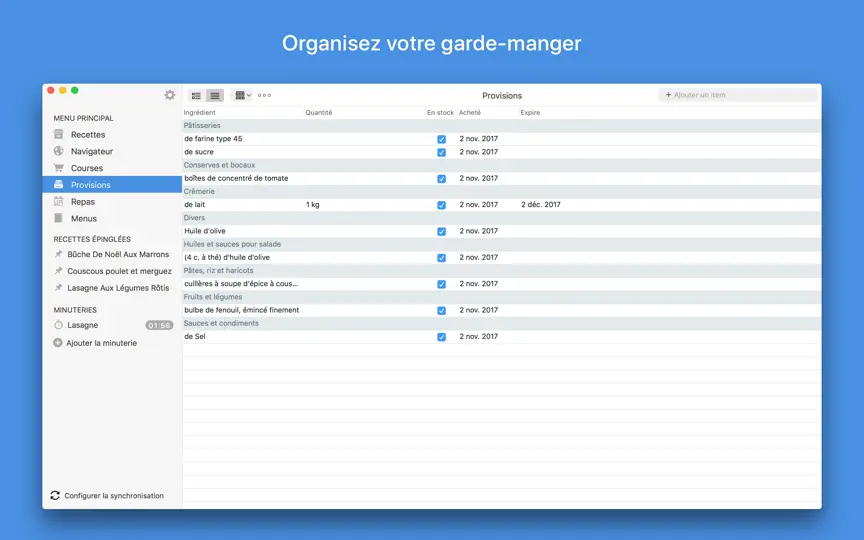 Capture d'écran de Paprika Recipe Manager 3 sur iPhone 5