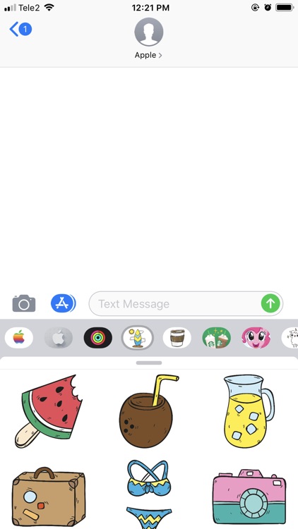 Summer Vacation Stickers