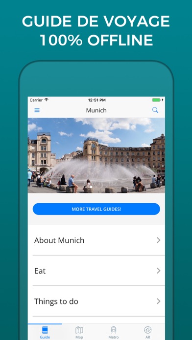 Screenshot #1 pour Munich Guide Voyage avec Offline Maps