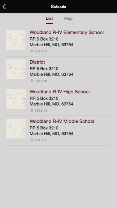 Woodland R-IV School District screenshot 2