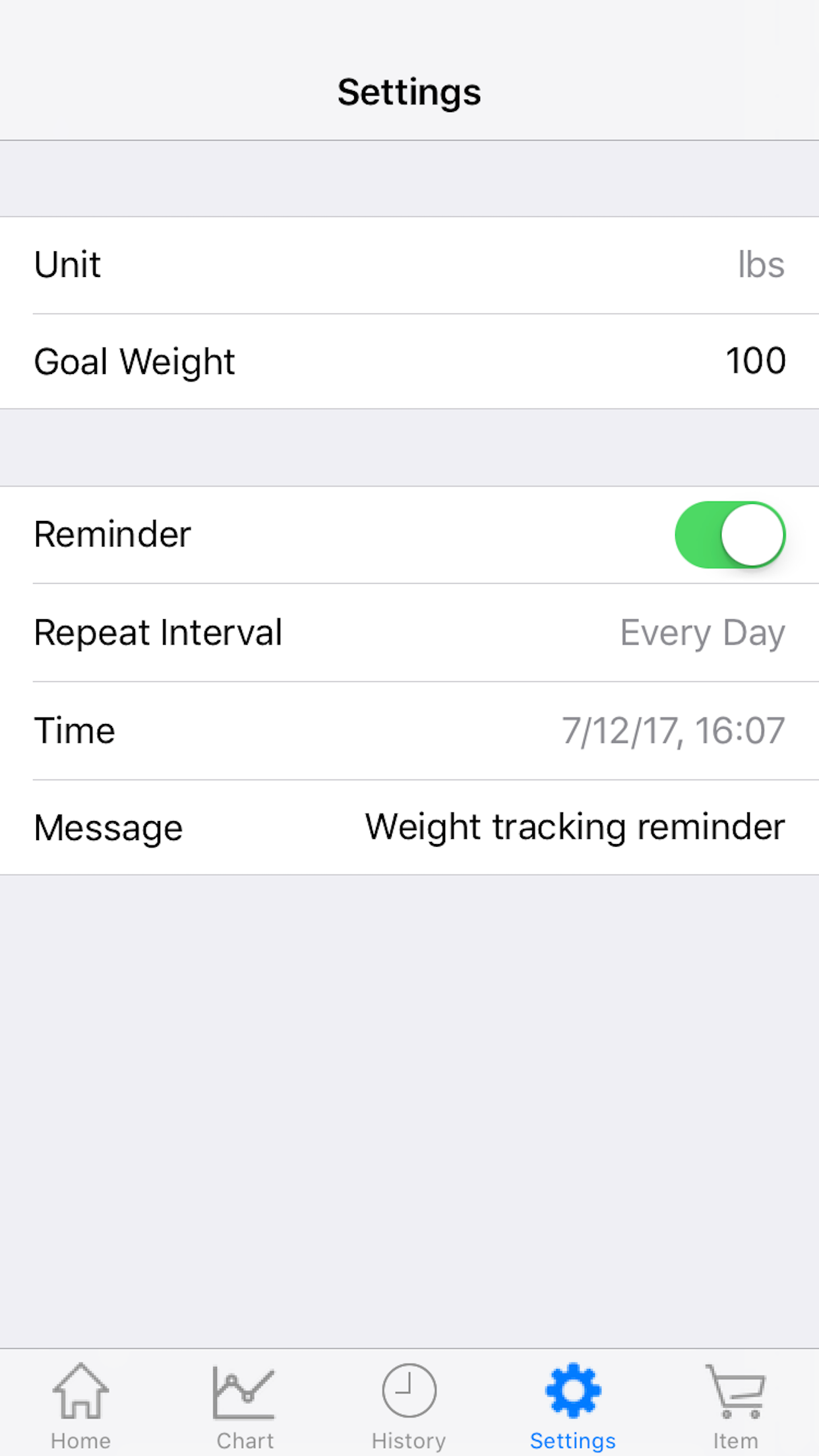 Body Weight Loss Tracker With Record Chart And Log