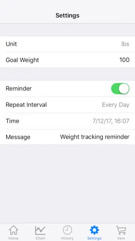 Game screenshot Body Weight Loss Tracker With Record Chart And Log hack