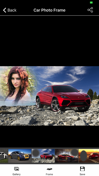 Car Photo Frame Screenshot
