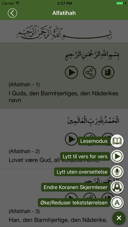 Koranen på Norsk bokmål screenshot-3
