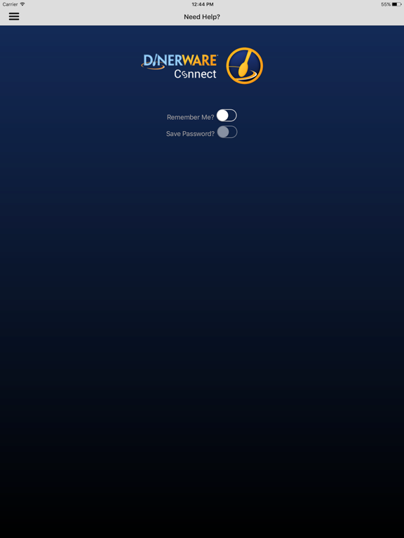 Dinerware Connect v2 iPad screenshot