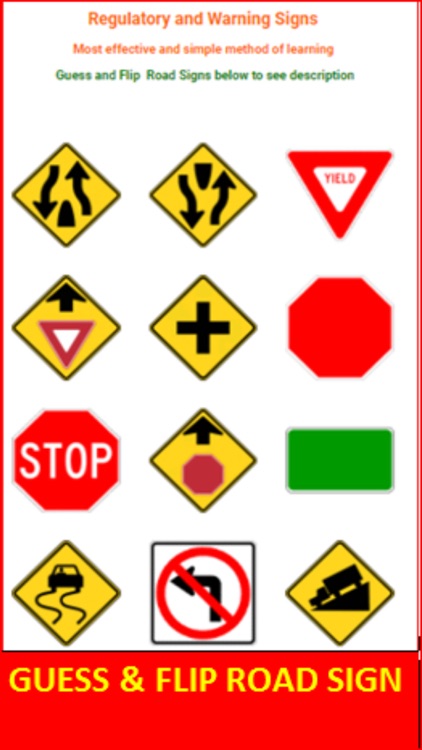 KS DMV Road Sign Flashcards screenshot-6