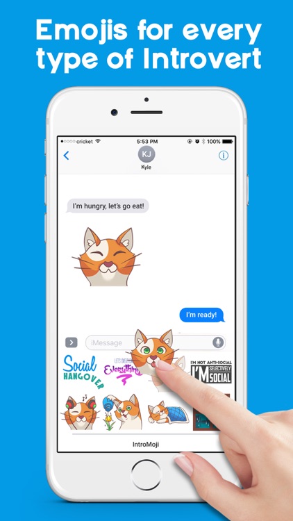 IntroMoji - Emojis & Stickers for Introverts
