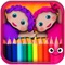 Fun Educational Coloring Pages and Painting Games for Toddlers and Preschoolers to Learn Colors, Shapes, Numbers & Alphabet Letters