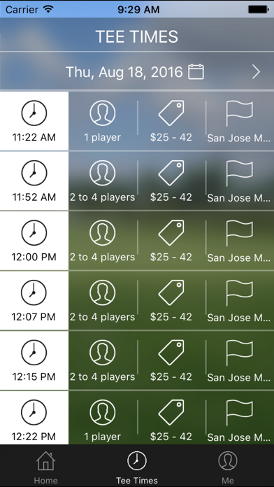 San Jose Municipal Tee Times Screenshot 3 - AppWisp.com San Jose Municipal Tee Times Screenshot 3 - AppWisp.com