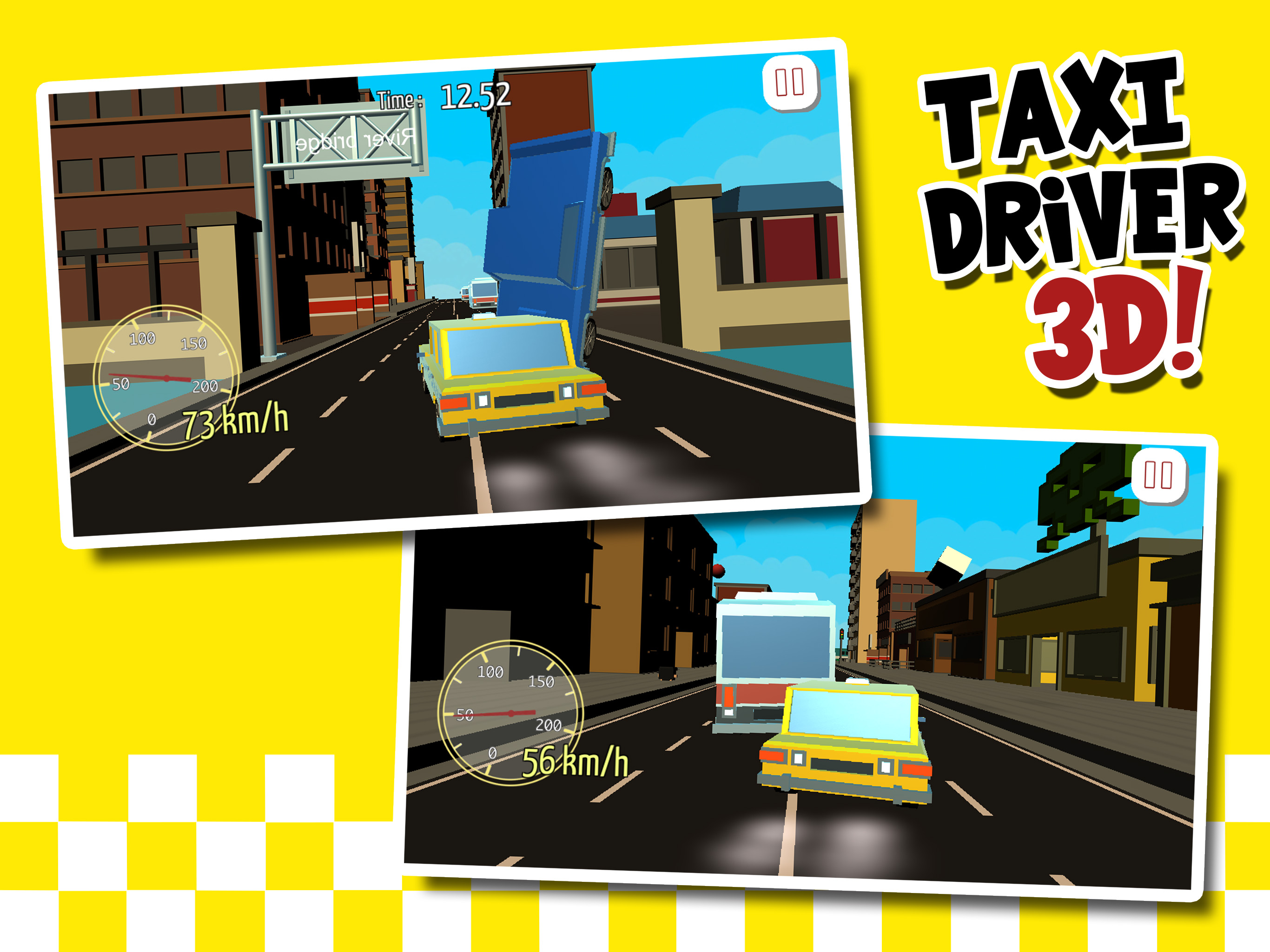 Taxi driver 3D car simulator screenshot 6