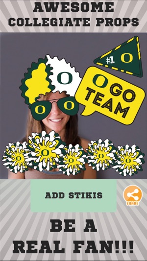 Oregon Ducks  Selfie Stickers(圖2)-速報App