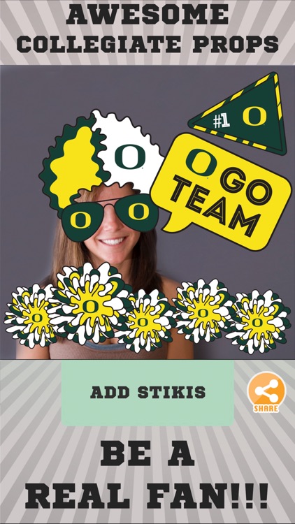 Oregon Ducks  Selfie Stickers