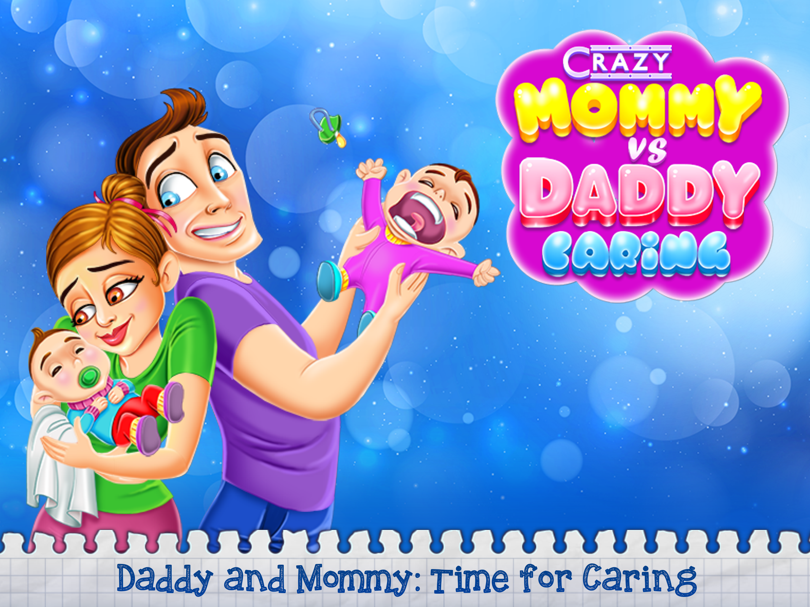 Crazy Mommy vs Daddy Caring