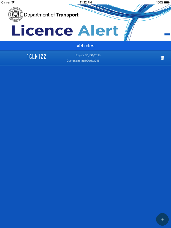 Licence Alert iPad screenshot 9 - Utilities app