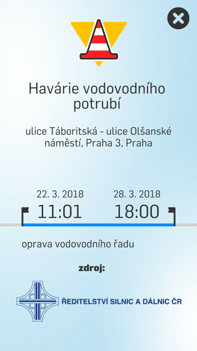Dopravní informace Screenshot