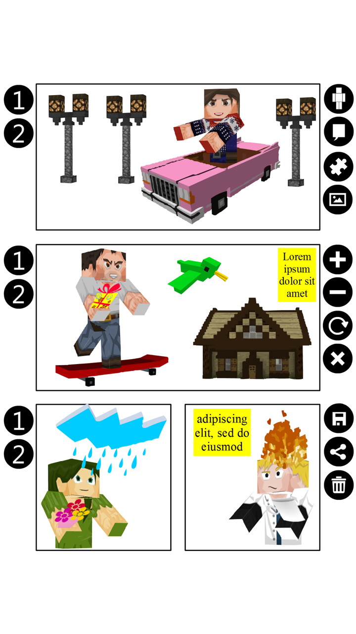 Cubic Comic Maker screenshot 2