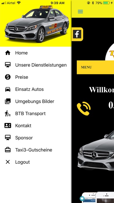 Taxi3 App screenshot 4