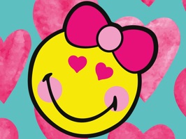 Pack of 32 Smiley Girl stickers from SmileyWorld