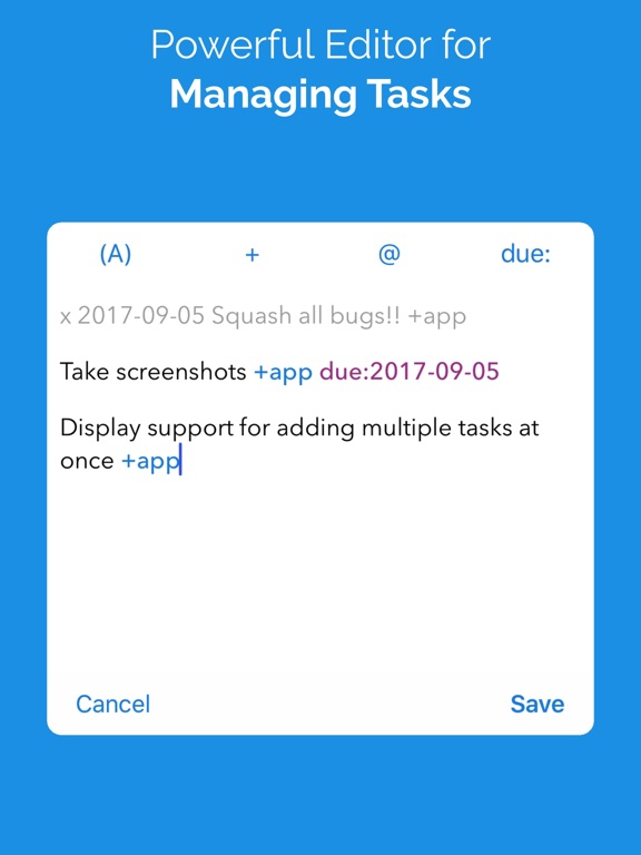 Screenshot #6 pour Todotxt+