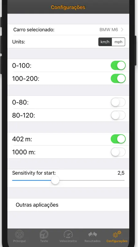 Test-Drive: GPS Velocimetro screenshot 3 of 8
