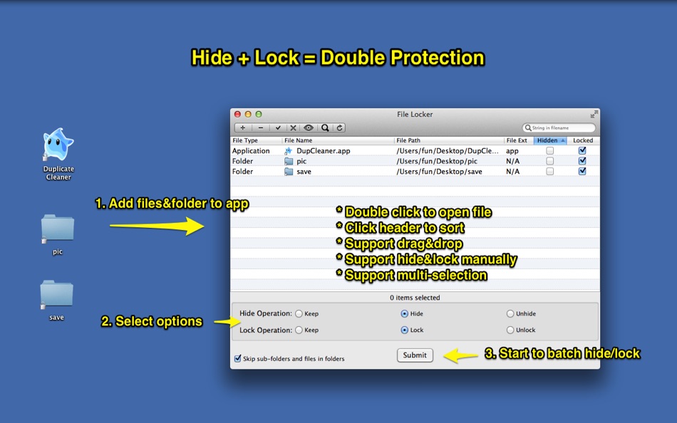 File Locker - Hide&Lock Files - 2.9.9 - (macOS)