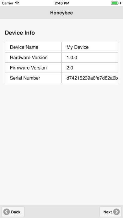 Honeybee Wifi Config screenshot 2