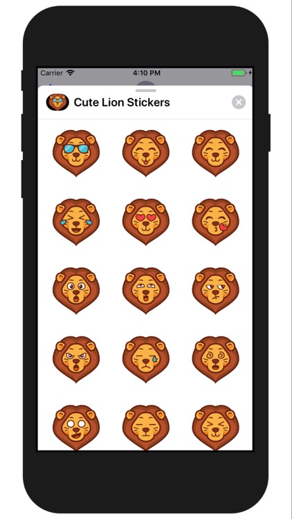 Lion Cute Stickers