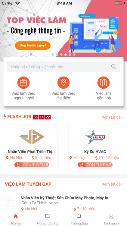 JobNow - Tìm việc làm