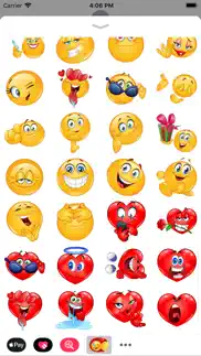 i love you emoji stickers iphone screenshot 3