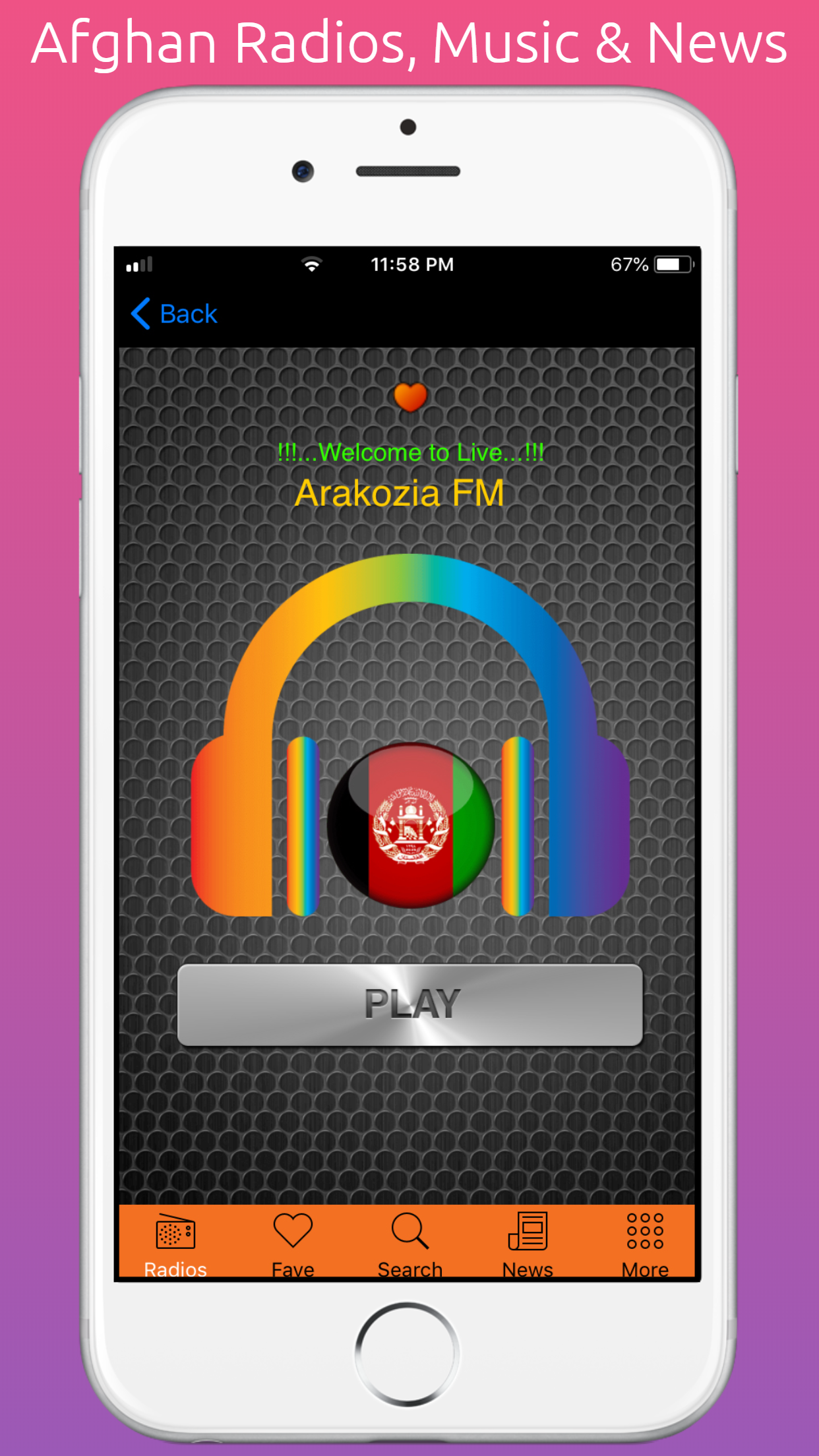 Afghani Radios, Music & News