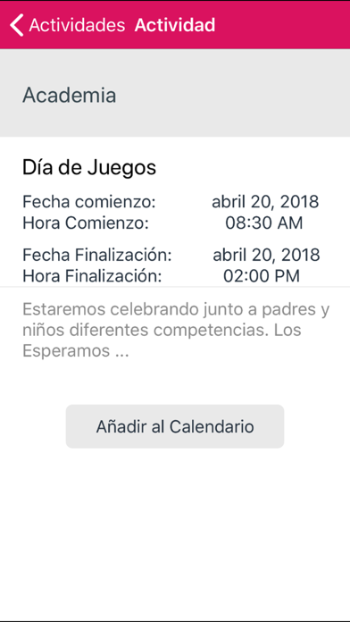 Mi Escuela iPhone screenshot 3 - Education app