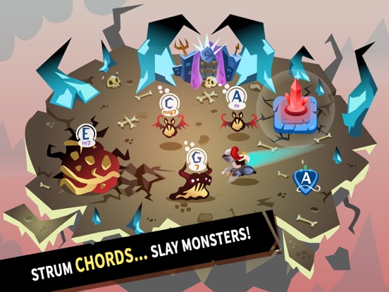 Screenshot #5 pour Slashy Chords: Guitar Warriors