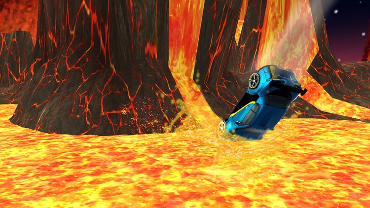 Lava Car Stunt Challenge Racer screenshot-4