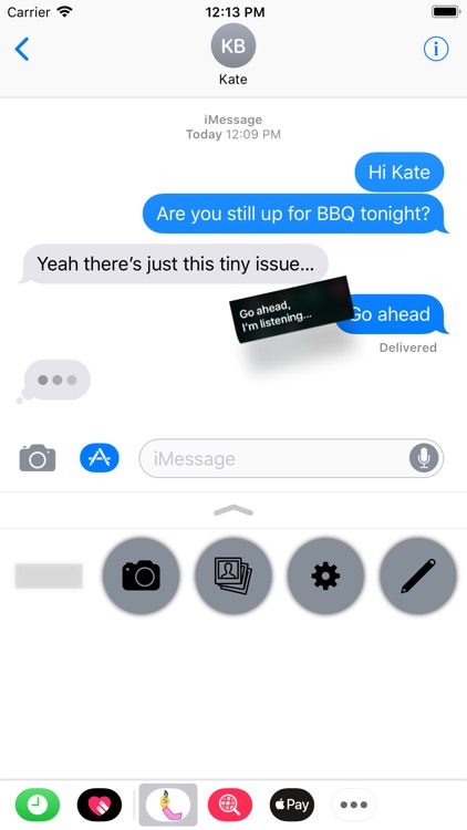 Selfie Stickers for iMessage