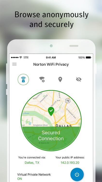 Norton WiFi Privacy VPN