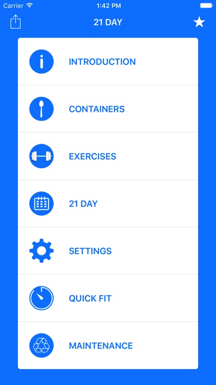21 Day Fit Container Tracker