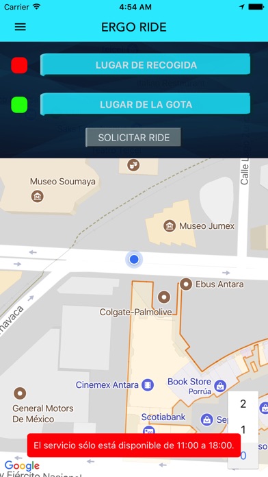 Ergo - Servicio de Transporte screenshot 2