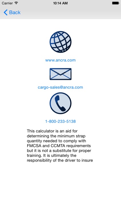 Ancra Tie Down Calculator