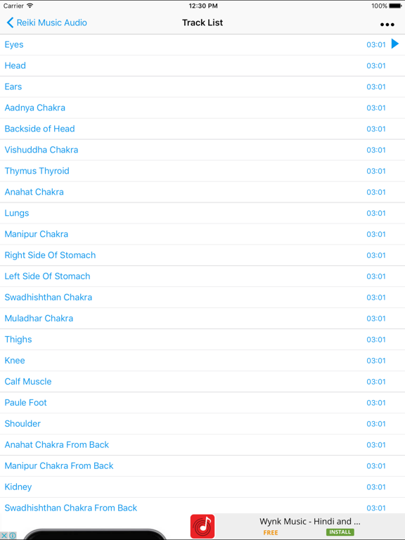 Screenshot #6 pour Reiki Music Audio