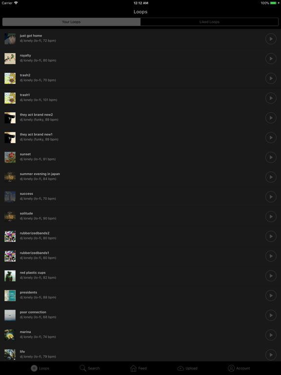 Looper Scratch Practice App iPad screenshot 5 - Music app