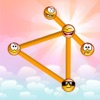 Lines Puzzle - Drag the Smiley