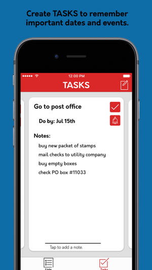 ‎Jot: The Simple List and Task Manager Screenshot