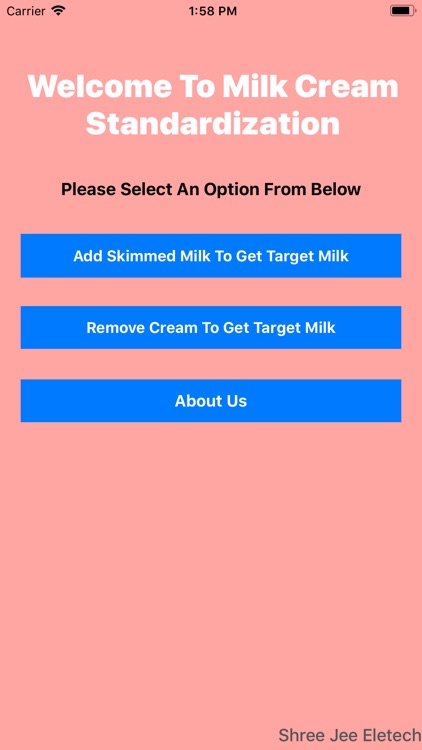 Milk Cream Standardization