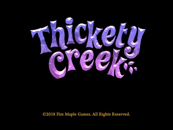 Thickety Creek iPad app afbeelding 1