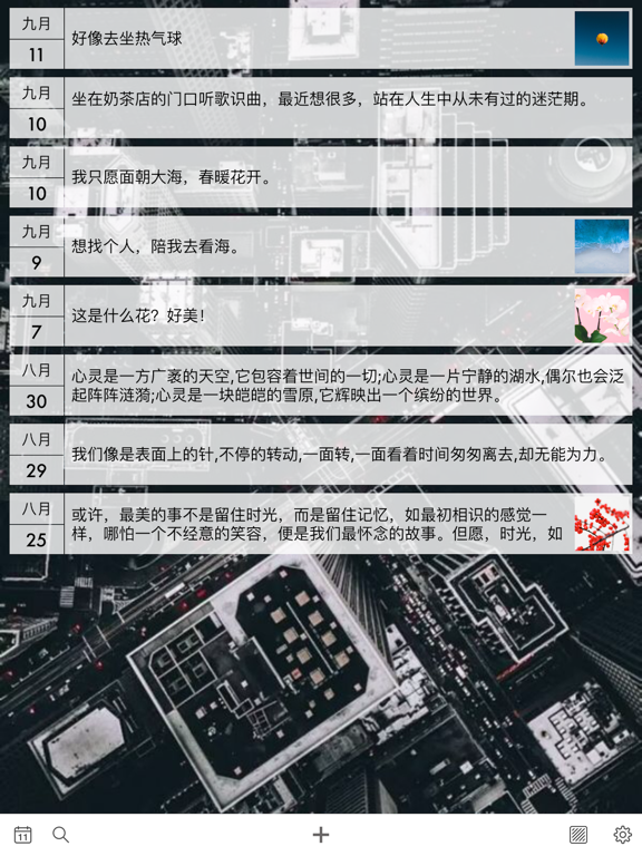 小新日记 - 加密日记本·笔记本 iPad screenshot 2 - Productivity app