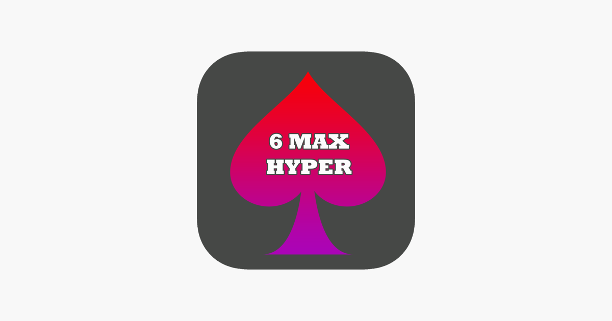 6 Max Hyper Turbo Push Fold Chart